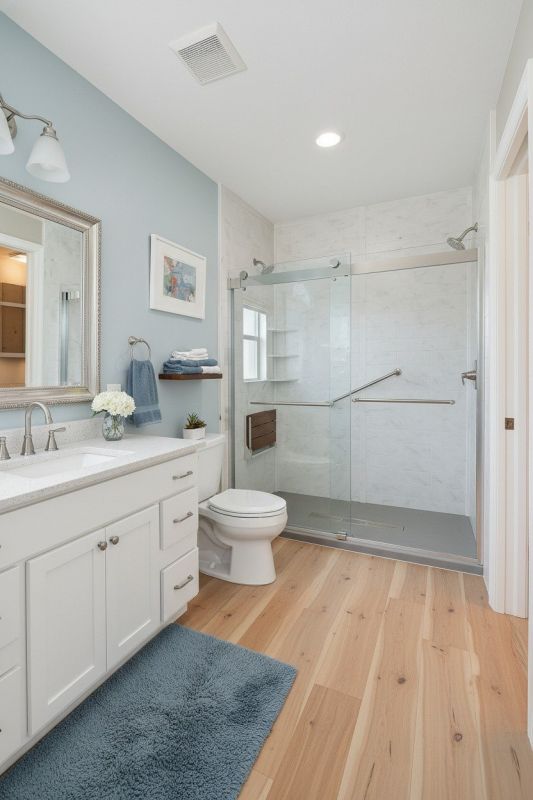 Walk In Shower Installation detail